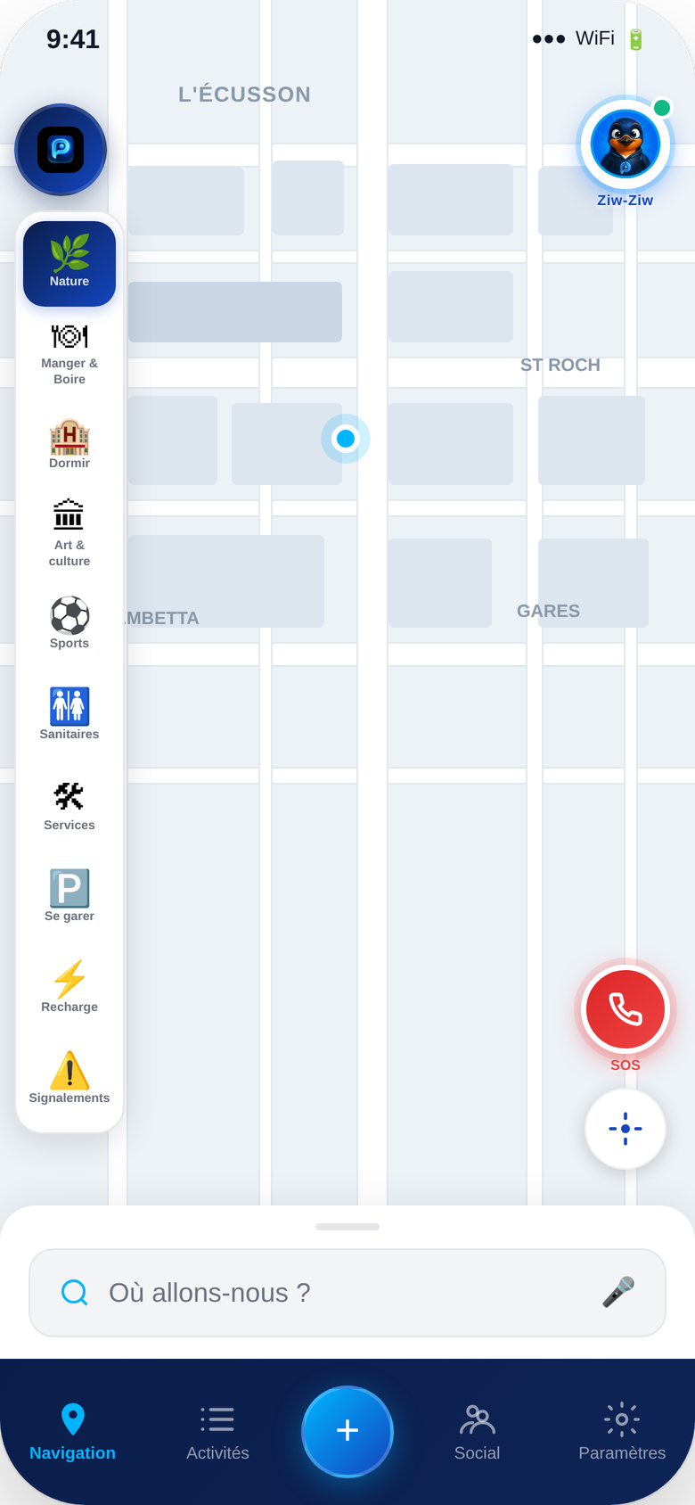 POLVA app screen